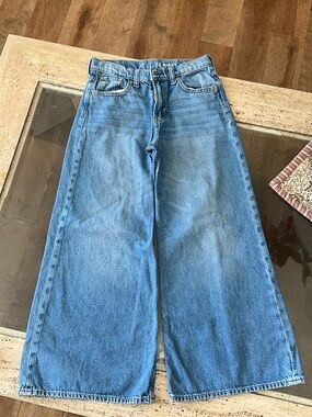 Wide Leg High-Rise Women Jeans in Light Blue BAGGY